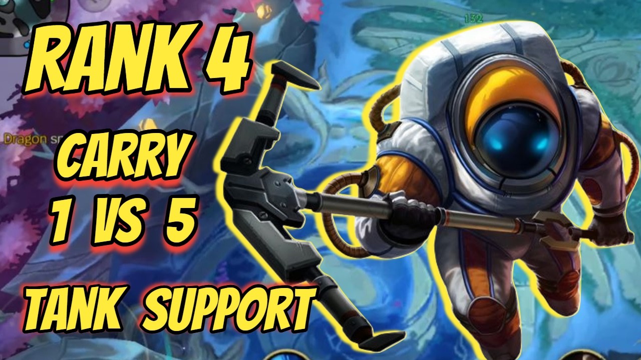 Rank 4 Nautilus Support | Wild Rift Grandmaster Ranked Solo Queue Commentary