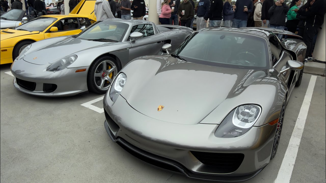 Ultimate Supercars. 918, Laferrari, Bugatti, Aventador, GT3RS, Senna, 720s | Cars & Coffee South OC