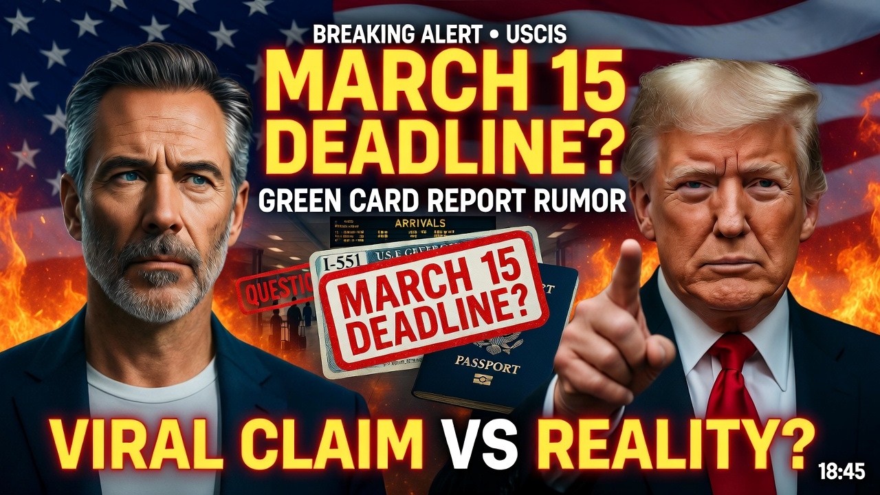 🚨URGENT: USCIS March 15 Green Card Report Deadline? Viral Claim vs Reality for LPRs #usimmigration