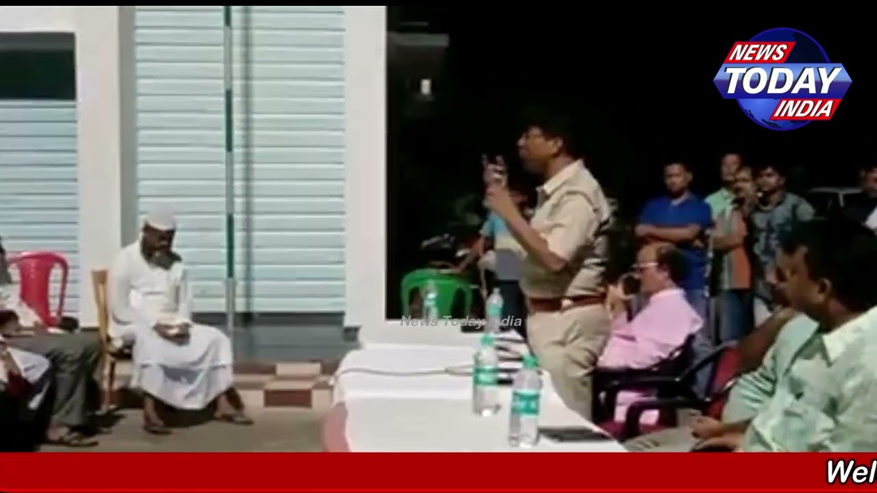 Wonderful speech by I.C. Beldanga Police Station on current scenario //