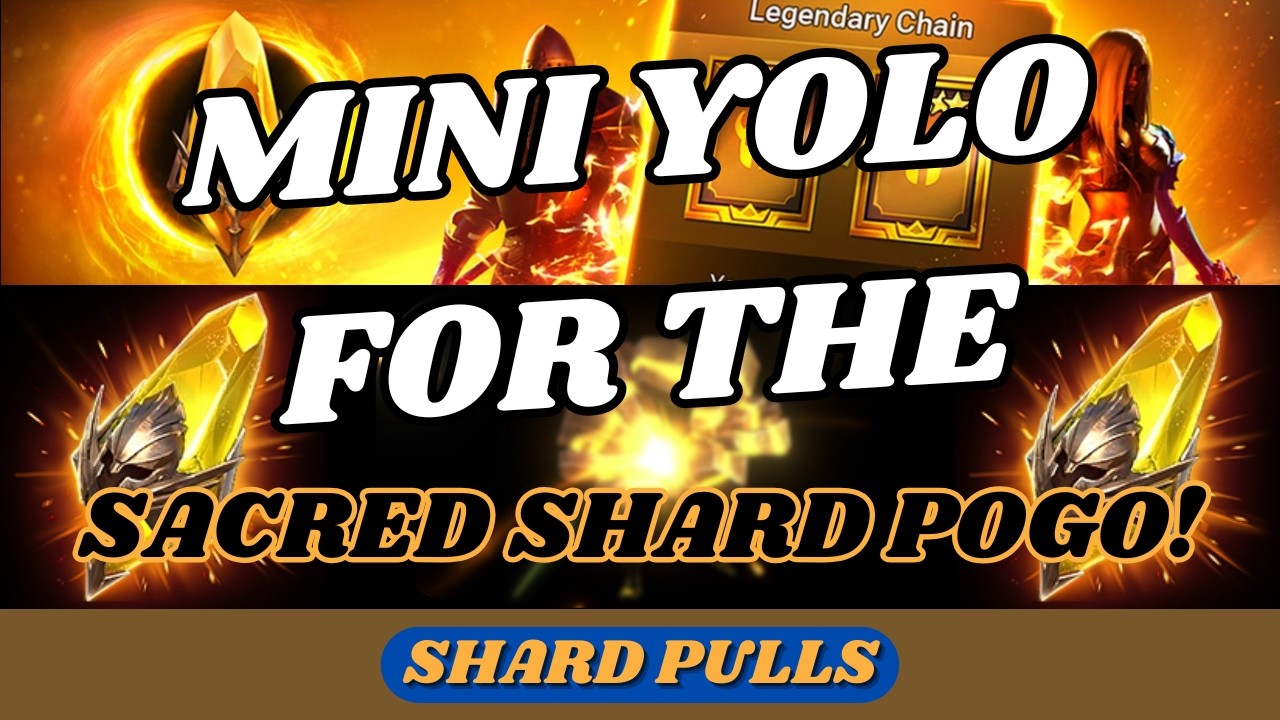 All In On Sacred Mercy For The Anniversary POGO! | Shard Pulls | RAID: Shadow Legends
