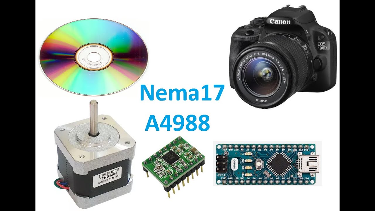 Поворотный стол Arduino Nano шаговый двигатель / Rotary table