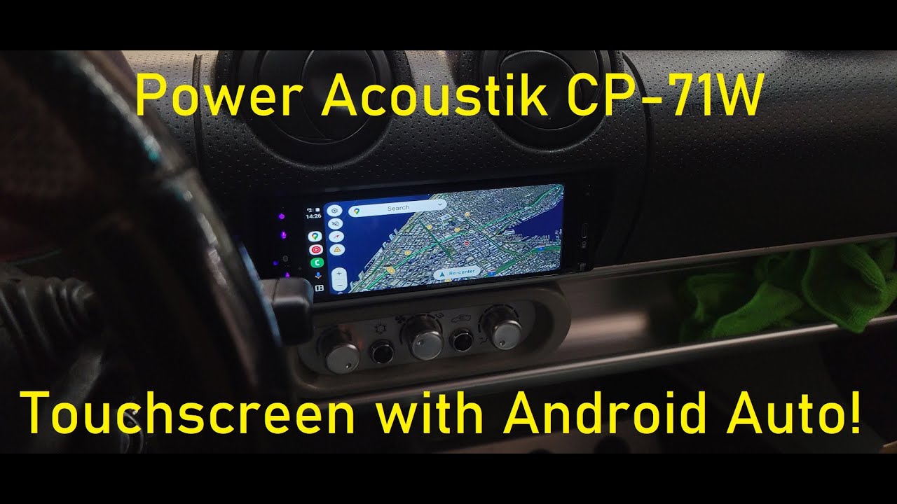 Lotus Elise Single-Din Touchscreen Android Auto Install - Power Acoustik CP-71W - harness and tools