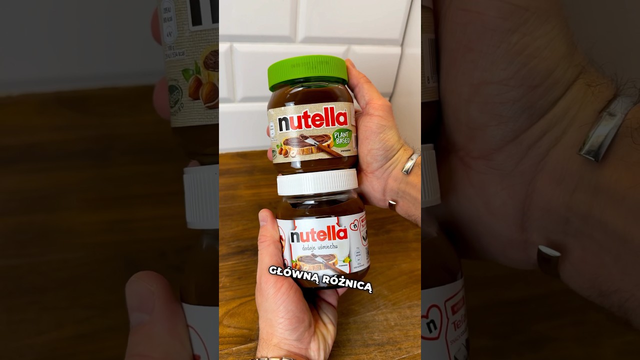 NOWOŚĆ! WEGE NUTELLA VS ZWYKŁA