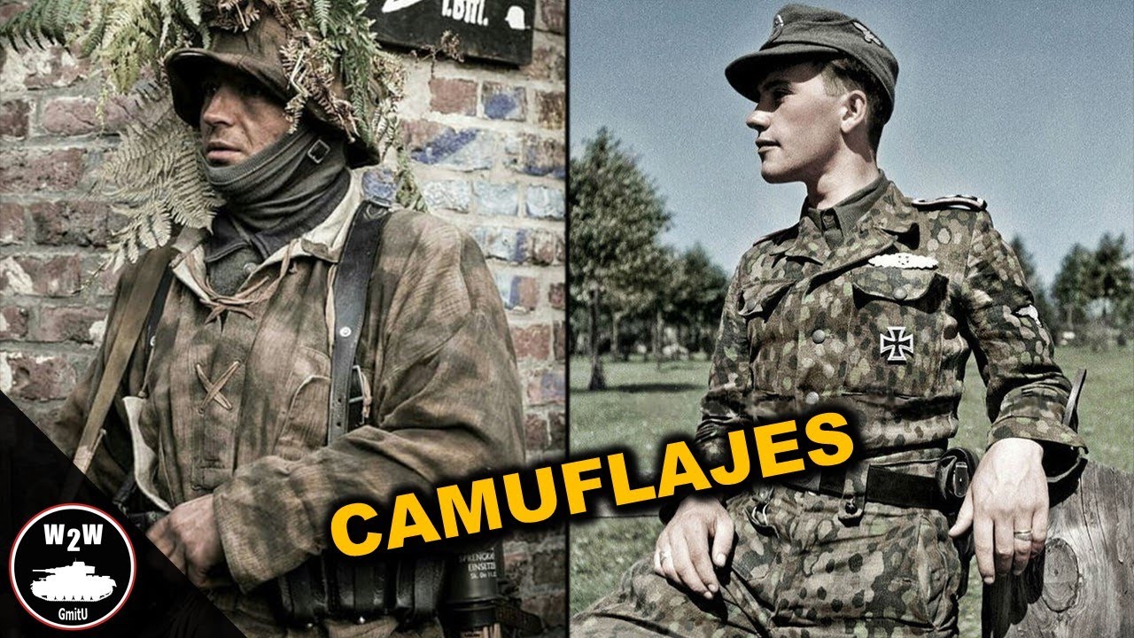 Tipos de Camuflajes Uniformes Alemanes - Segunda Guerra Mundial
