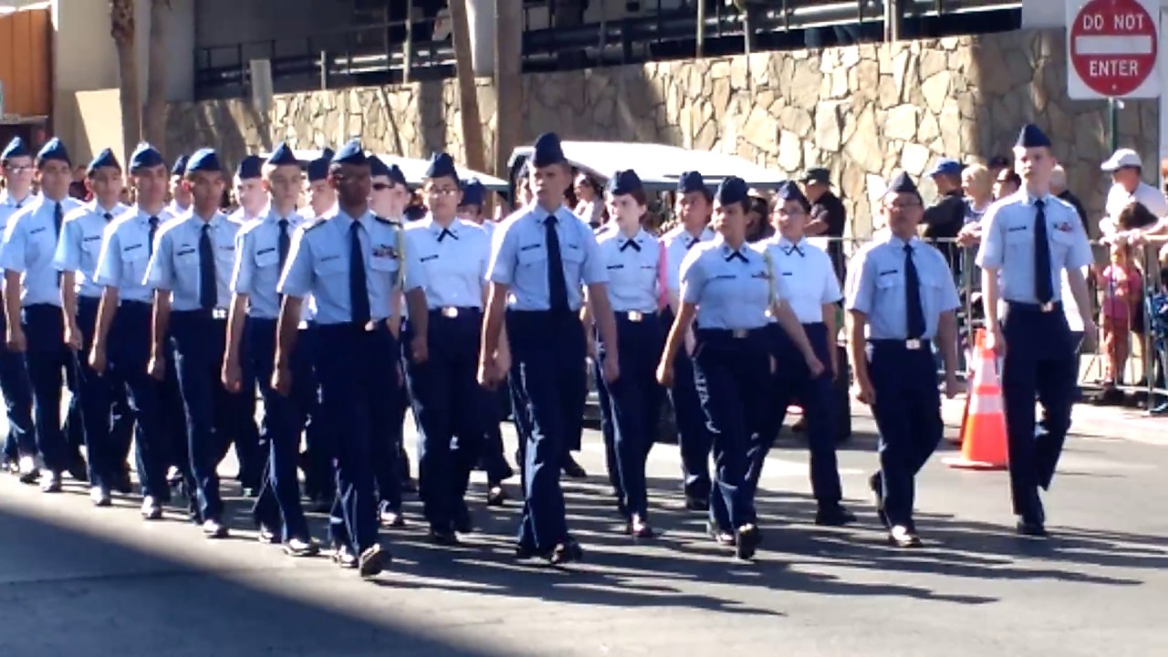 Rancho HS JROTC Las Vegas Veterans Day Parade 2017