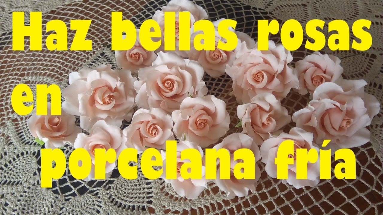 Rosas en porcelana fría(pequeñas) | Cold porcelain roses (small)