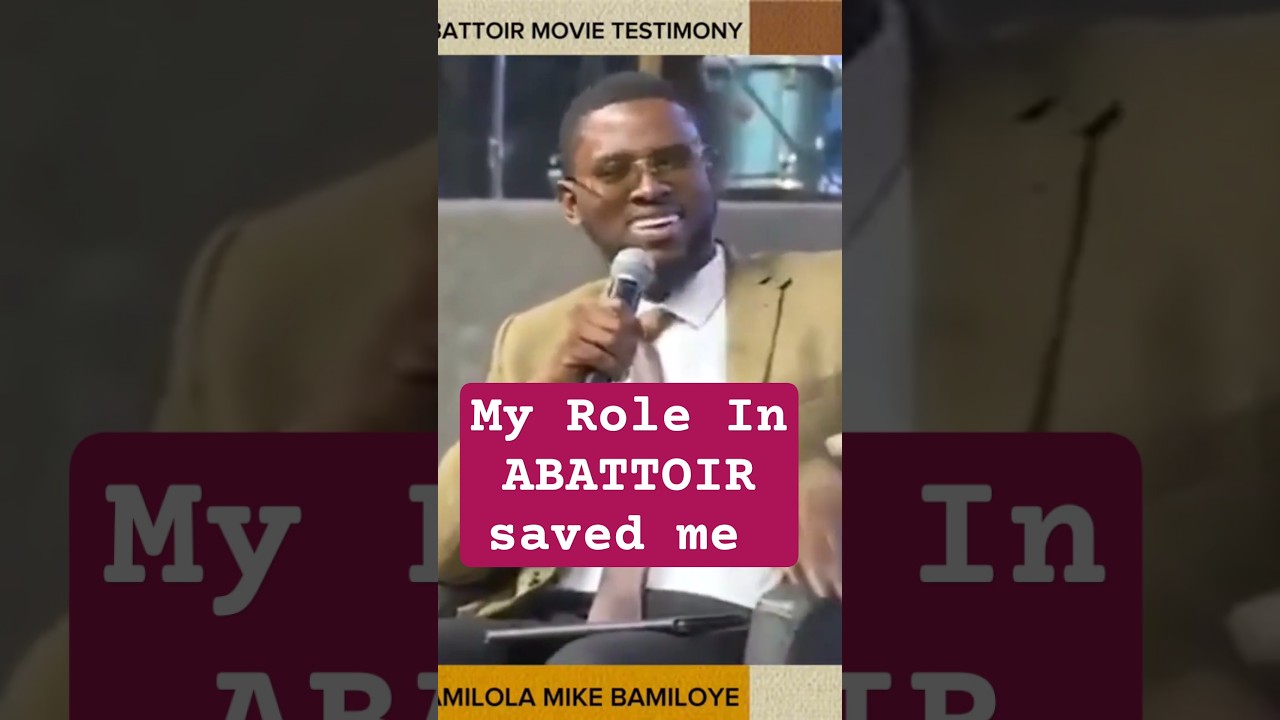 My Role In Abattoir Movie Saved Me || @Damilola Mike-Bamiloye #testimony #mountzionfilms #abattoir