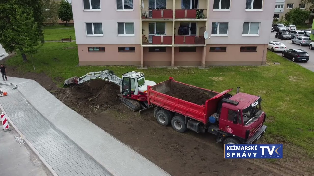 Rekonštrukcia chodníkov a úprava parkovacích plôch