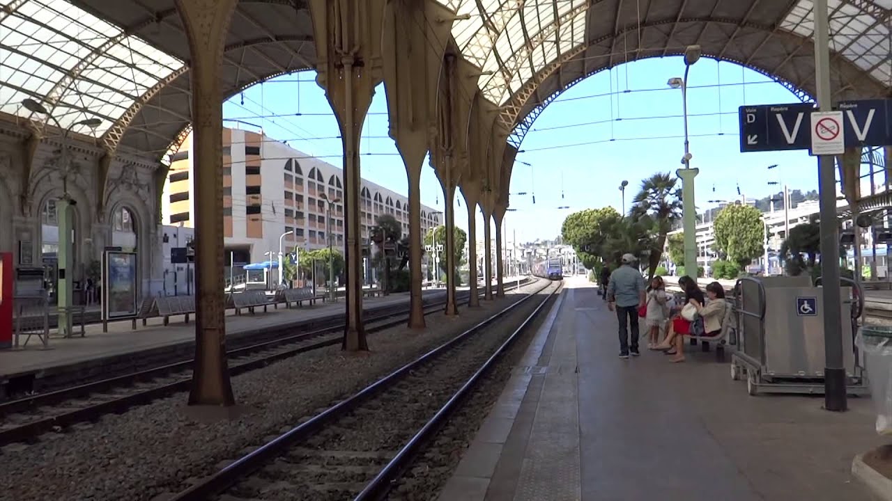 Nice, France - Gare de Nice-Ville Station HD (2015)