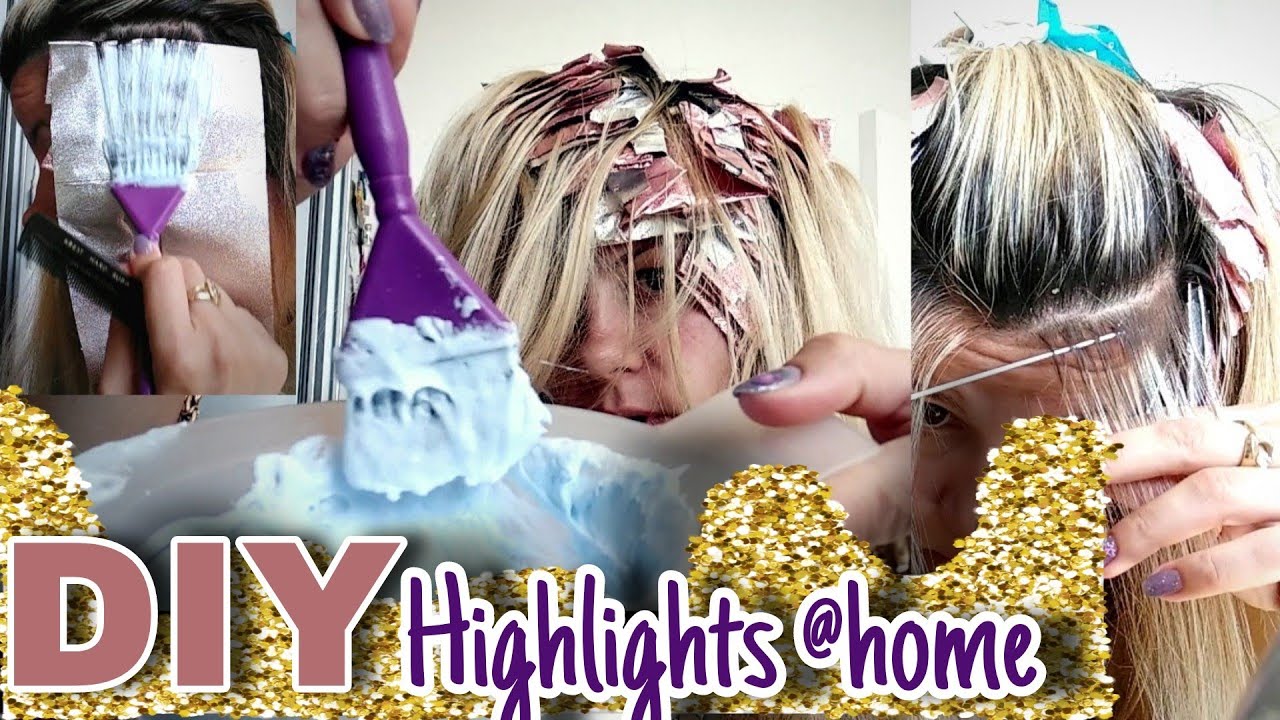 HOW TO : DIY Highlights at home / hairdresser shows how
