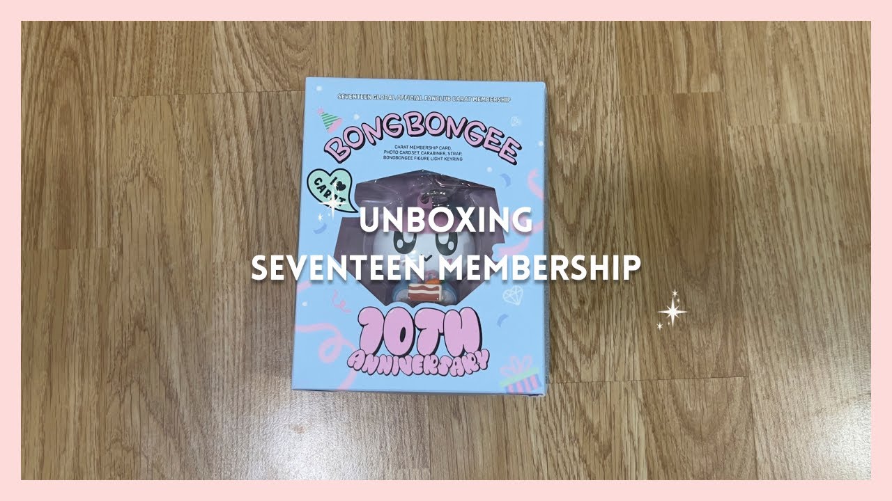 UNBOXING | SEVENTEEN MEMBERSHIP KIT