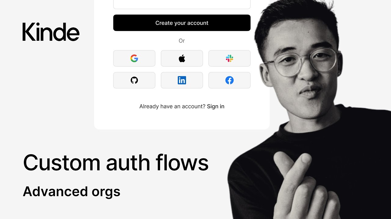 Personalize the auth experience for Kinde organizations