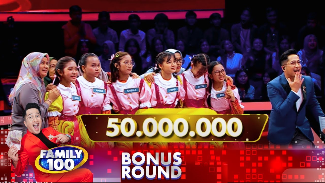 LUAR BIASA! 50 JUTA Berhasil Dimenangkan Harmonie Vincero Uno SMPN 1 Jakarta! - Family 100