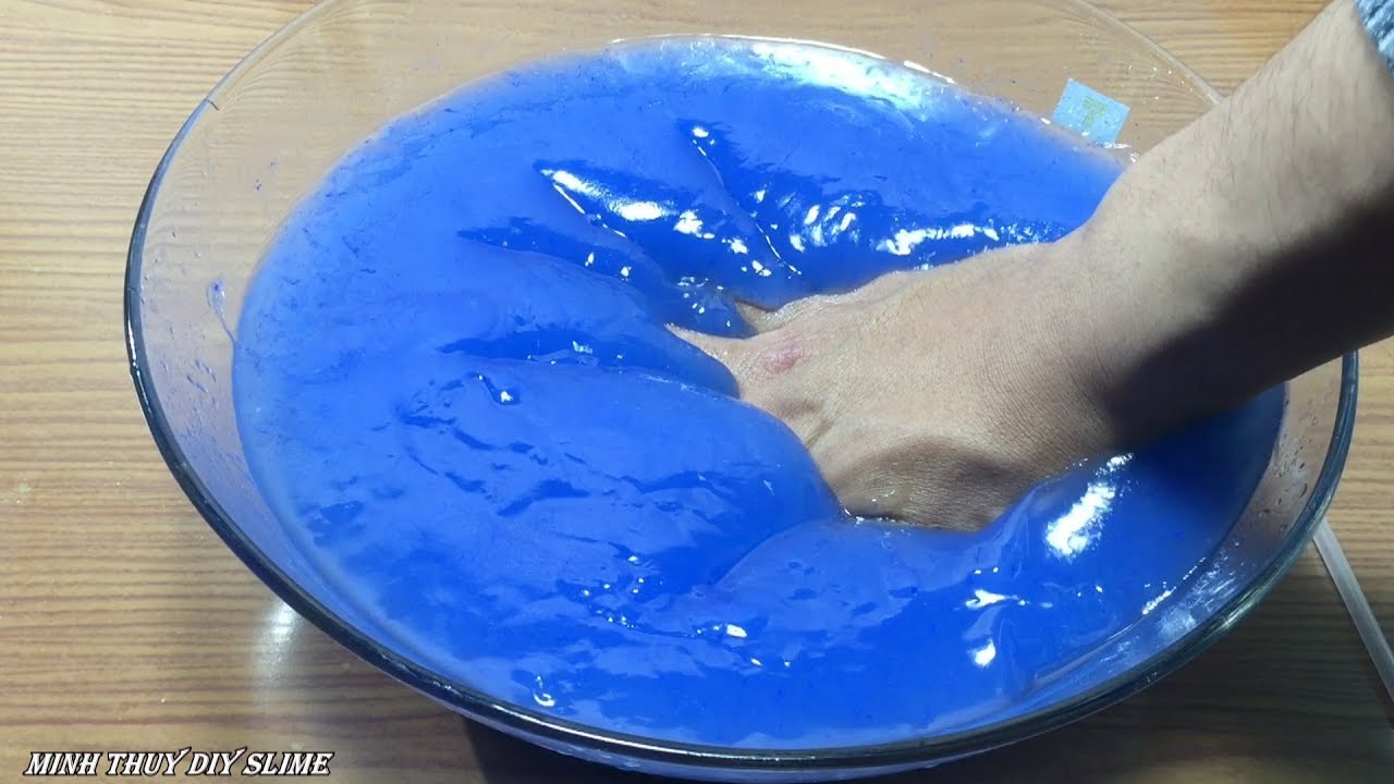 DIY Jelly Slime Like Jiggly Slime, From Guar Gum & Water, Just for fun ! MinhThuyDiySlime
