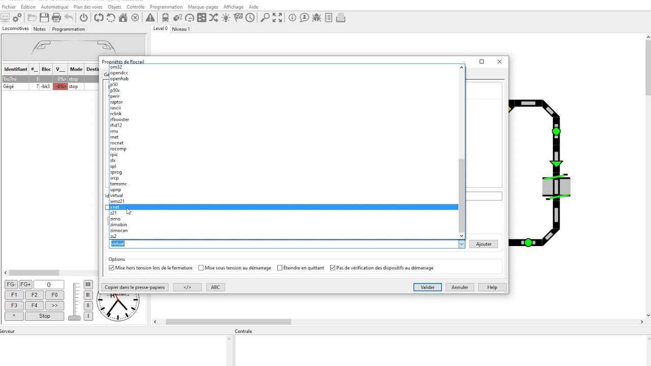 10 - RocRail : Configurer RocRail pour la centrale DR5000 Digikeijs (windows)