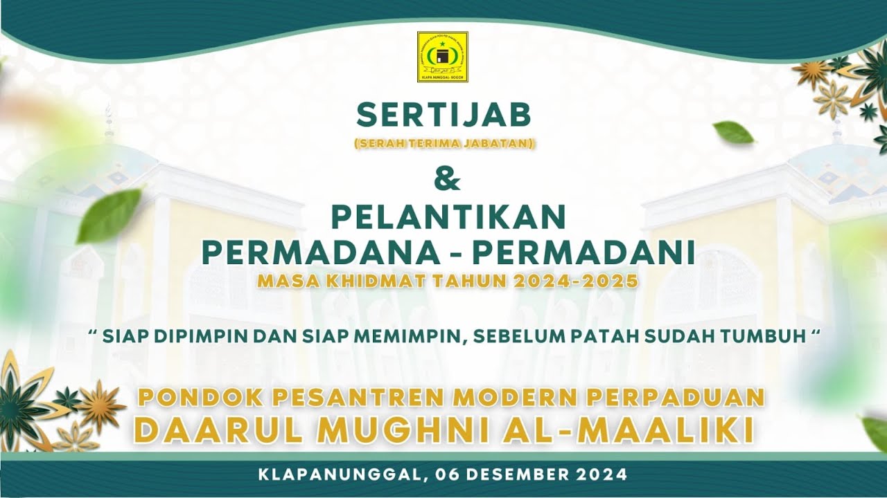 Sertijab & Pelantikan Pengurus Masa Khidmat 2024-2025