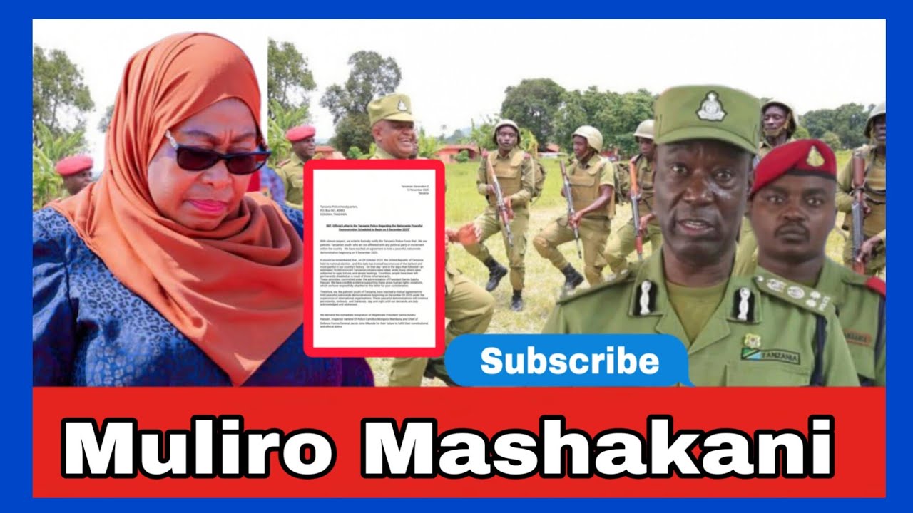 Kamanda Muliro Azimwa Kwa Vitisho Vikali Maandamano Mapya Disemba 9 Yatangazwa kwa barua iliyotumwa