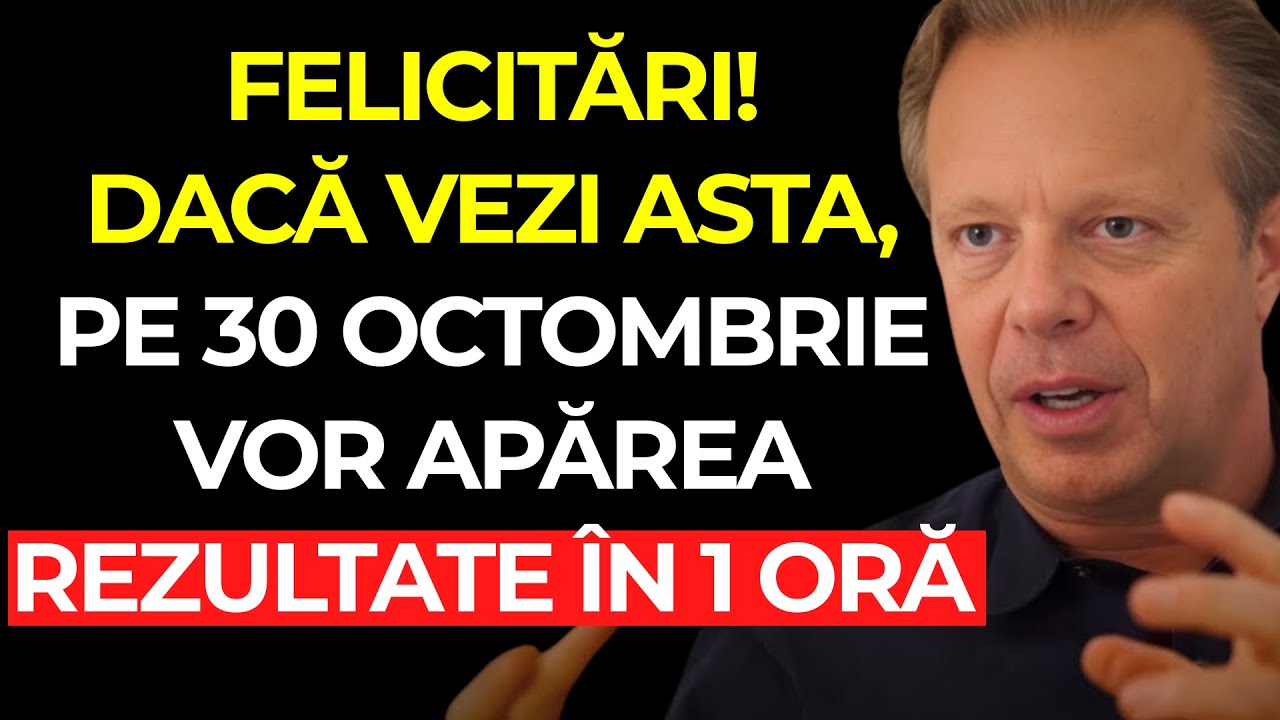 FELICITĂRI! Doar 1% atrage acest VIDEO – Dacă A AJUNS LA TINE, va FUNCȚIONA în 1 ORĂ | Joe Dispenza