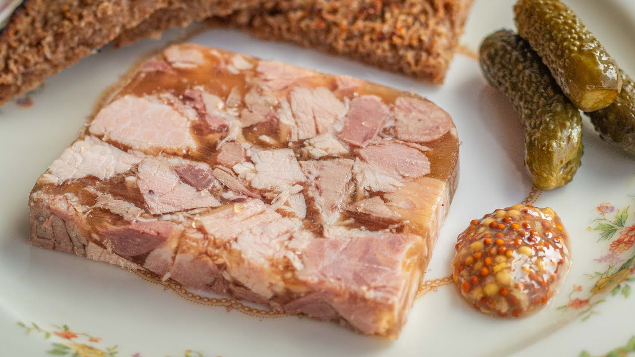 Как приготовить домашний сыр из свиной головы (Fromage de Tête)