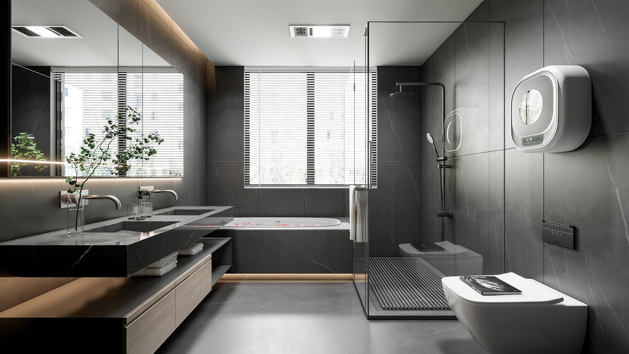 Bathroom 30 enscape render