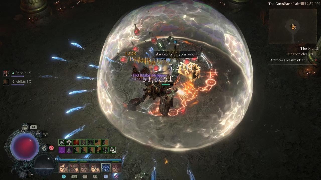 Diablo IV Pit 150 solo clear Season 6 Spiritborne