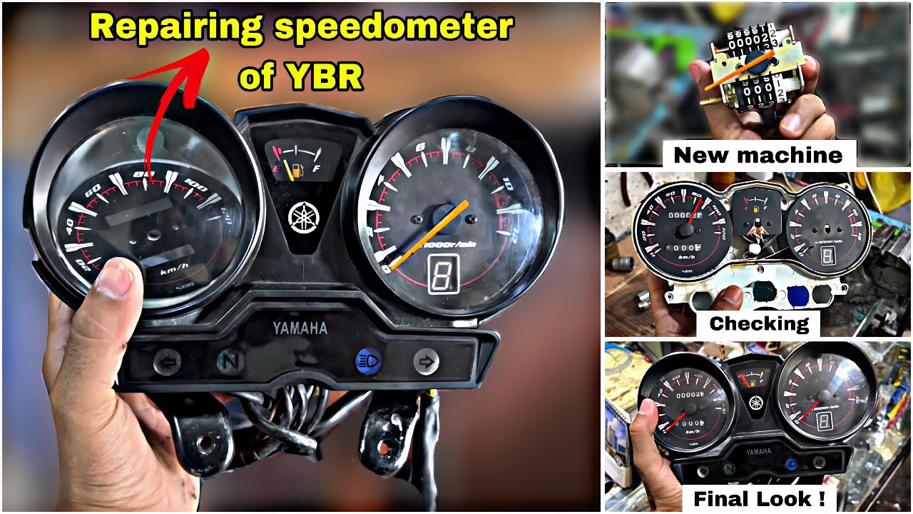 Yamaha ybr speedometer is not working ❌ / Repairing the meter of ybr 👍🏻 / Meter kit installation ✅