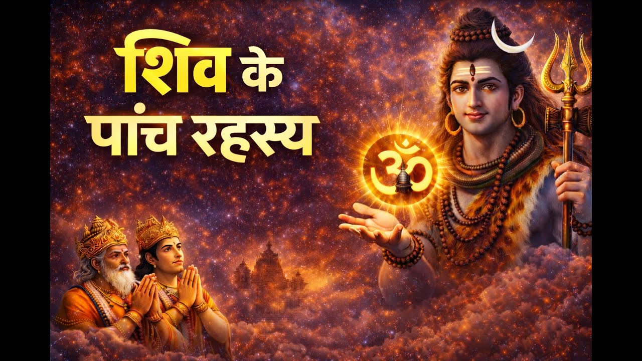 जब शिव ने ब्रह्मा-विष्णु को बताया सृष्टि का सबसे बड़ा रहस्य और ॐ का दिव्य ज्ञान। शिव महापुराण