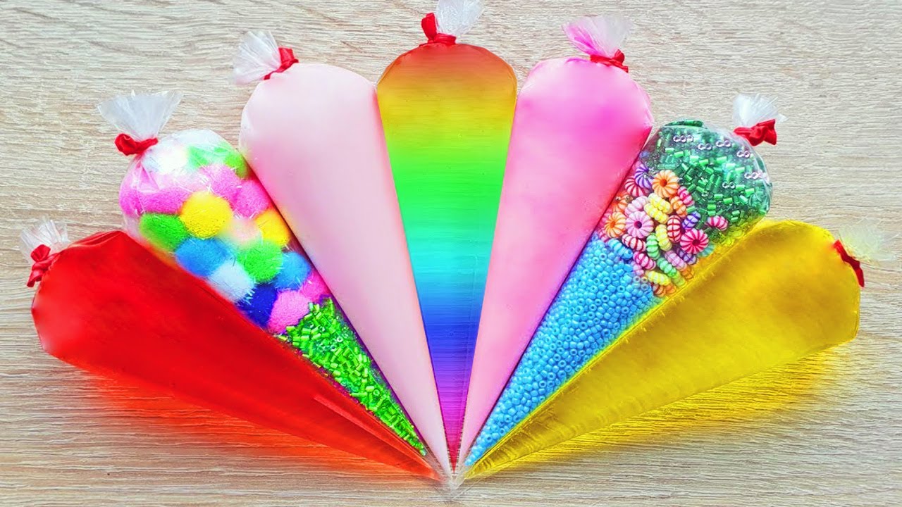 Calming and Relaxing Slime Making with Satisfying Piping Bags 😎