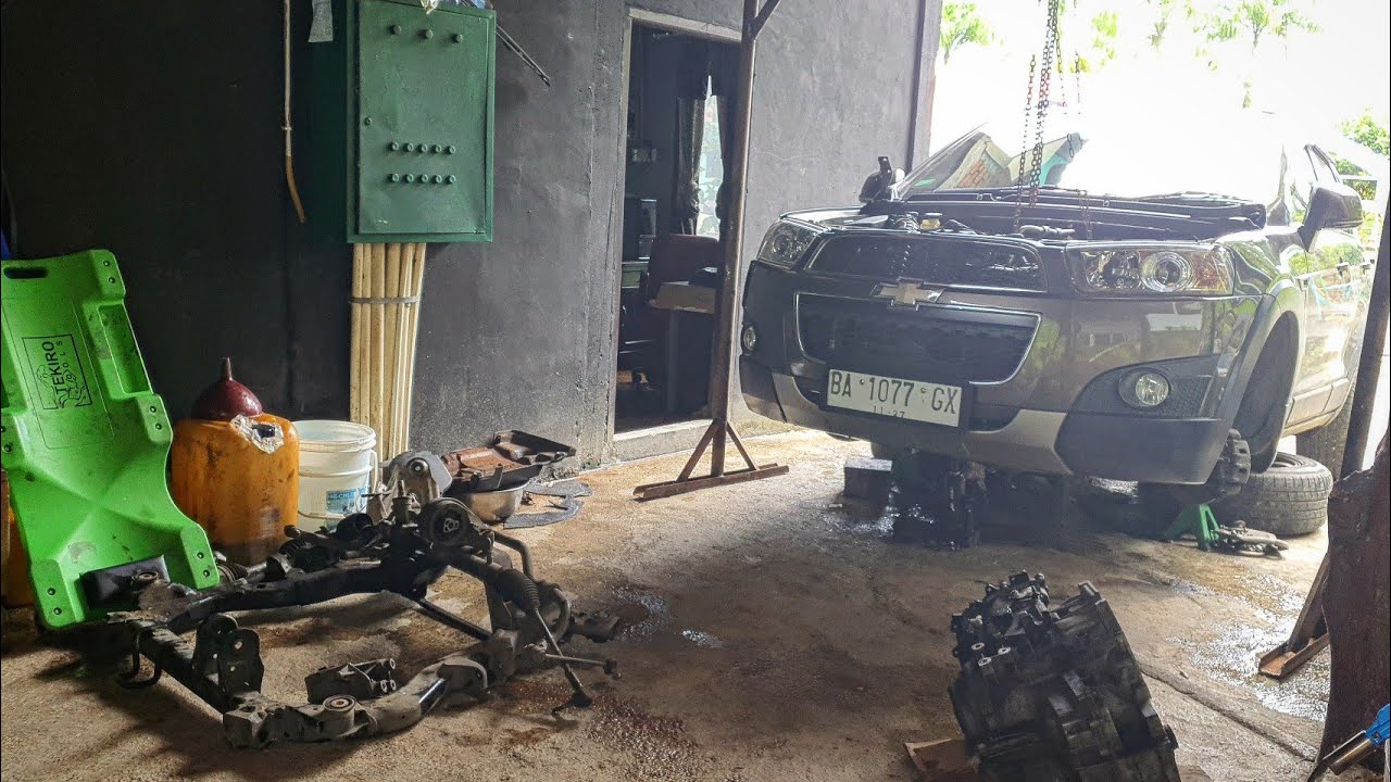 Kasus Oli Rembes Di Captiva Diesel Yang Bikin Kotor Kolong Mesin dan Lantai Garase