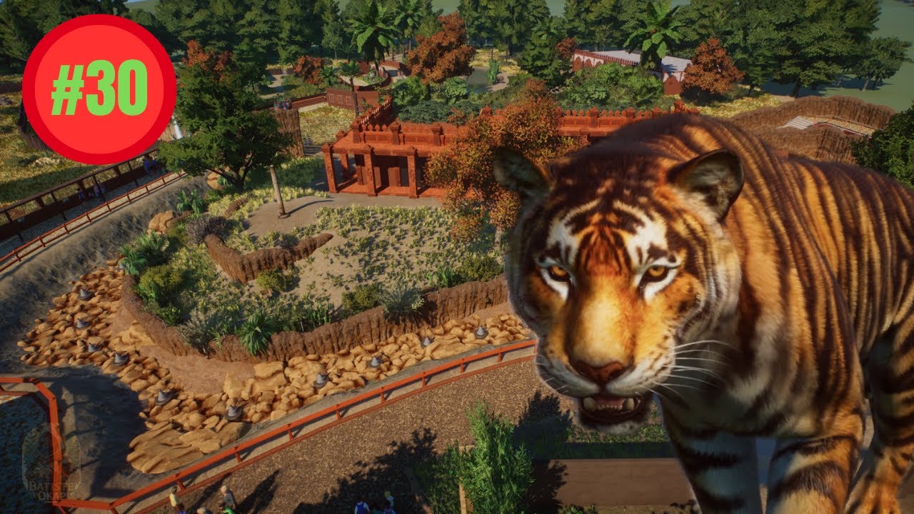 Bayou Spirit Wildlife Park #30 - enclose des tigres du Bengale - Planet Zoo