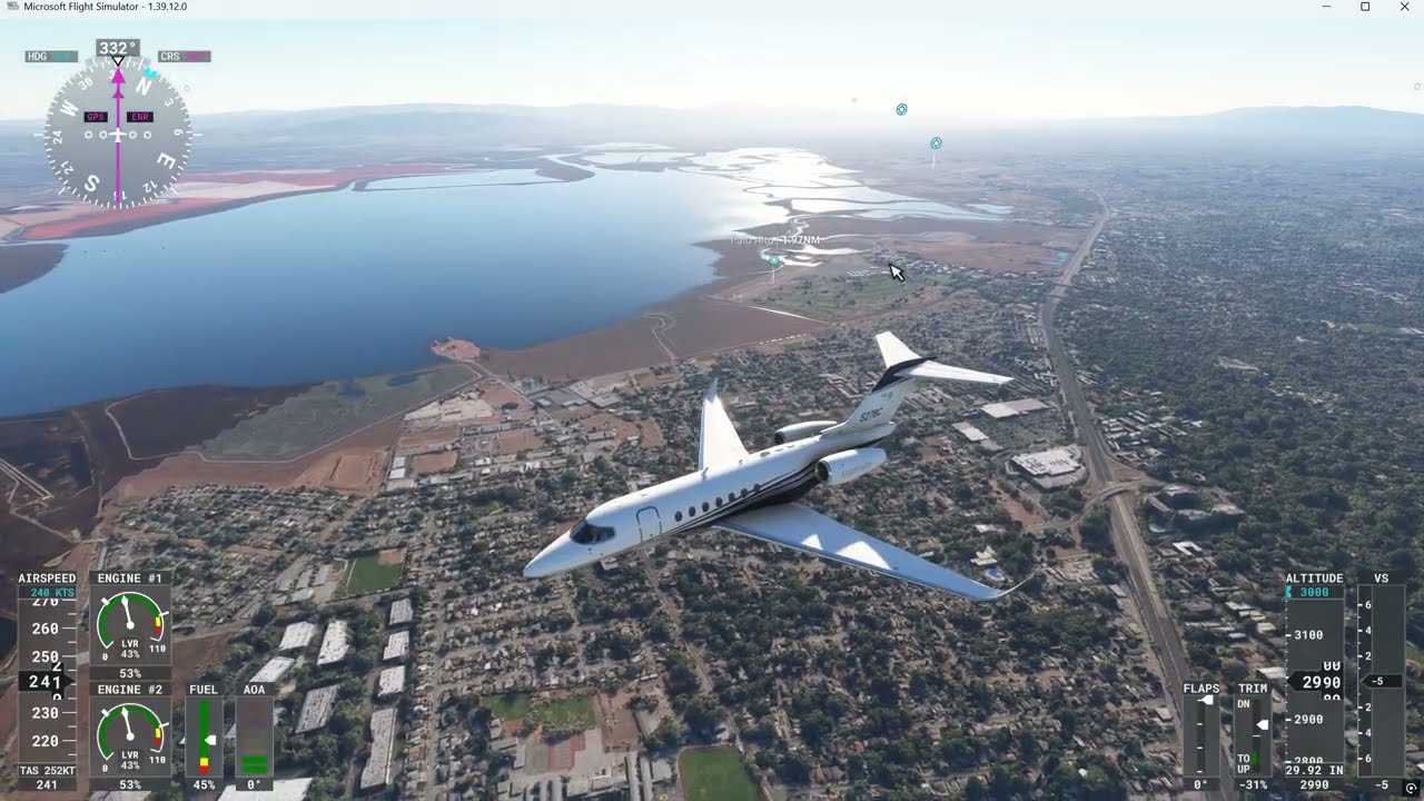Citation Longitude - Monterey to San Francisco IFR