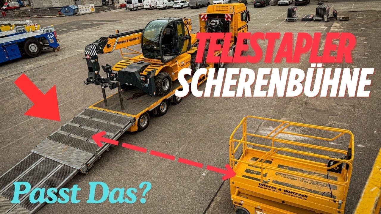 Volle Ladung: Magni Telestapler mit 3 Anbauteilen & 2 Scherenbühnen – Passt das noch?!