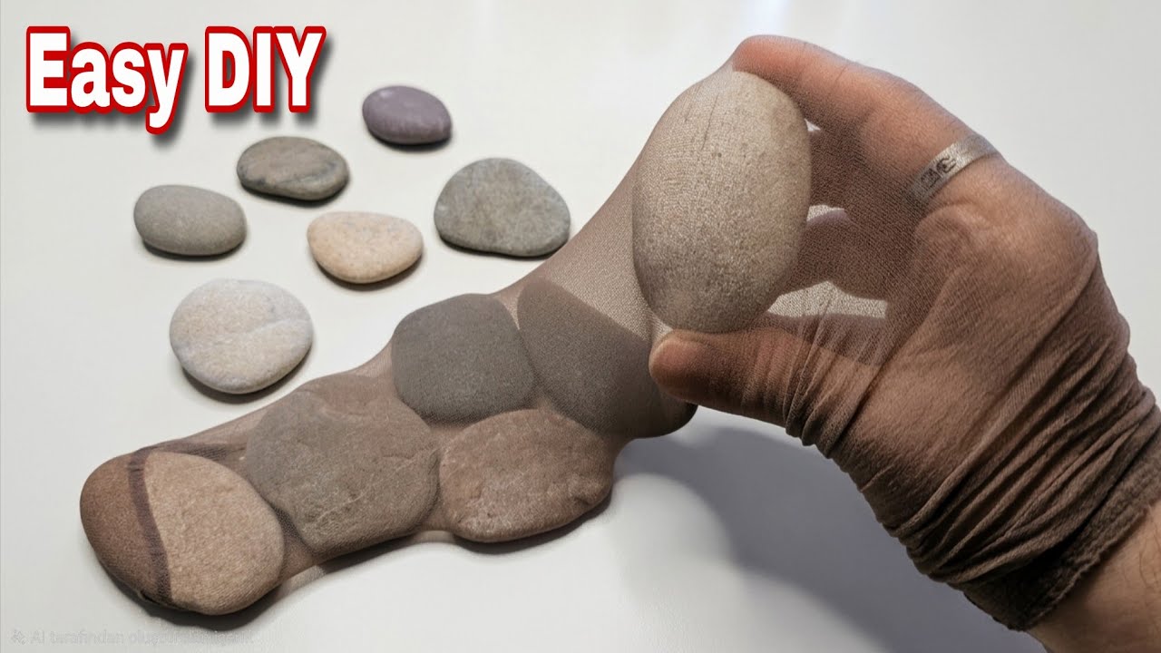 Putting Pebbles into Tights &ndash; Look What I Made! 🥰 Amazing DIY ♻️