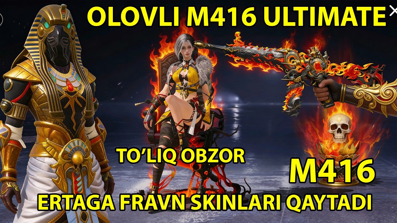 OLOVLI M416, FRAVN SKINLARI ERTAGA QAYTADI