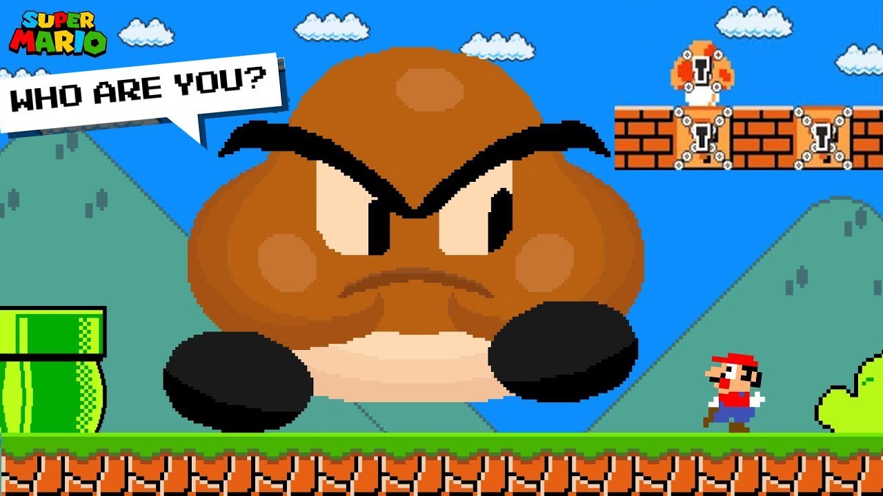 Super Mario Bros., но все такое жирное...