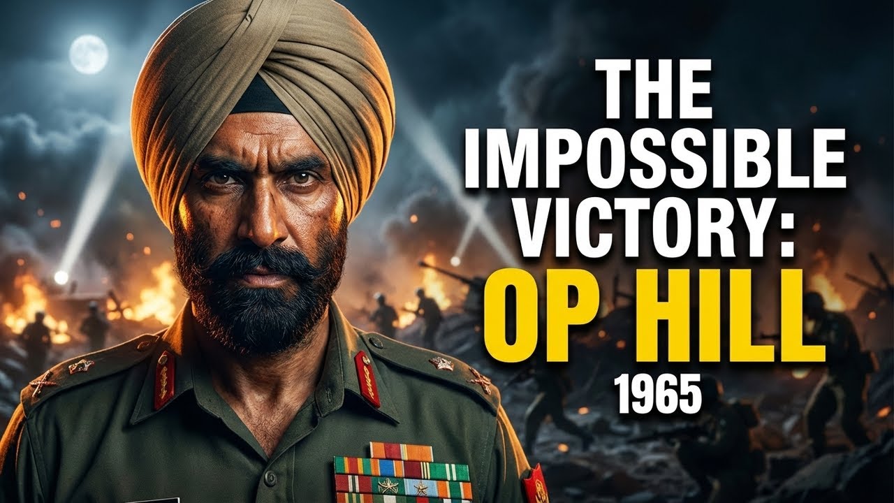 The Impossible Victory 🔥Operation OP Hill 1965 | Brigadier Sant Singh & 5 Sikh LI 