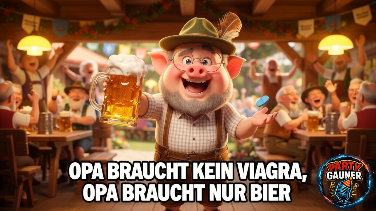 Opa braucht kein Viagra, Opa braucht nur Bier – Die blaue Pille bleibt im Schrank | Party Schlager