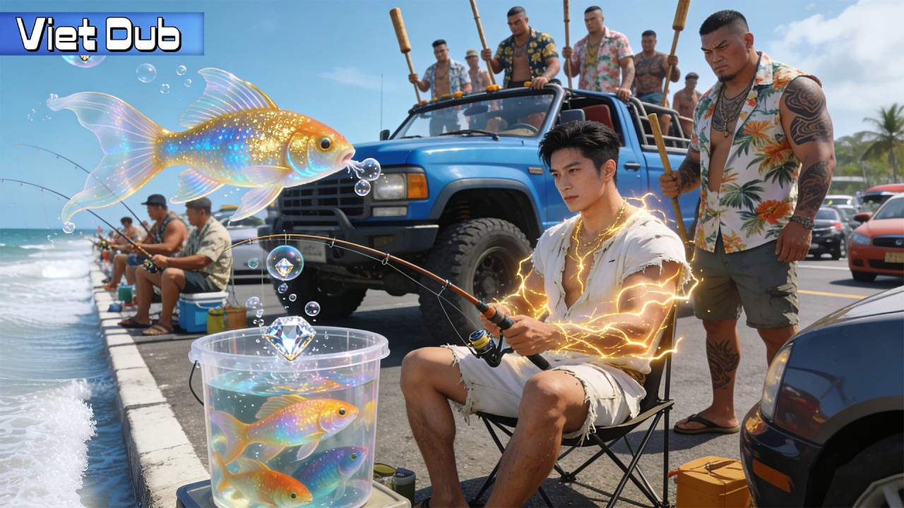 Ác bá cướp cá kim cương của trai nghèo, không ngờ anh là Chiến Thần chuyển thế, 3 giây đánh ngã hết!