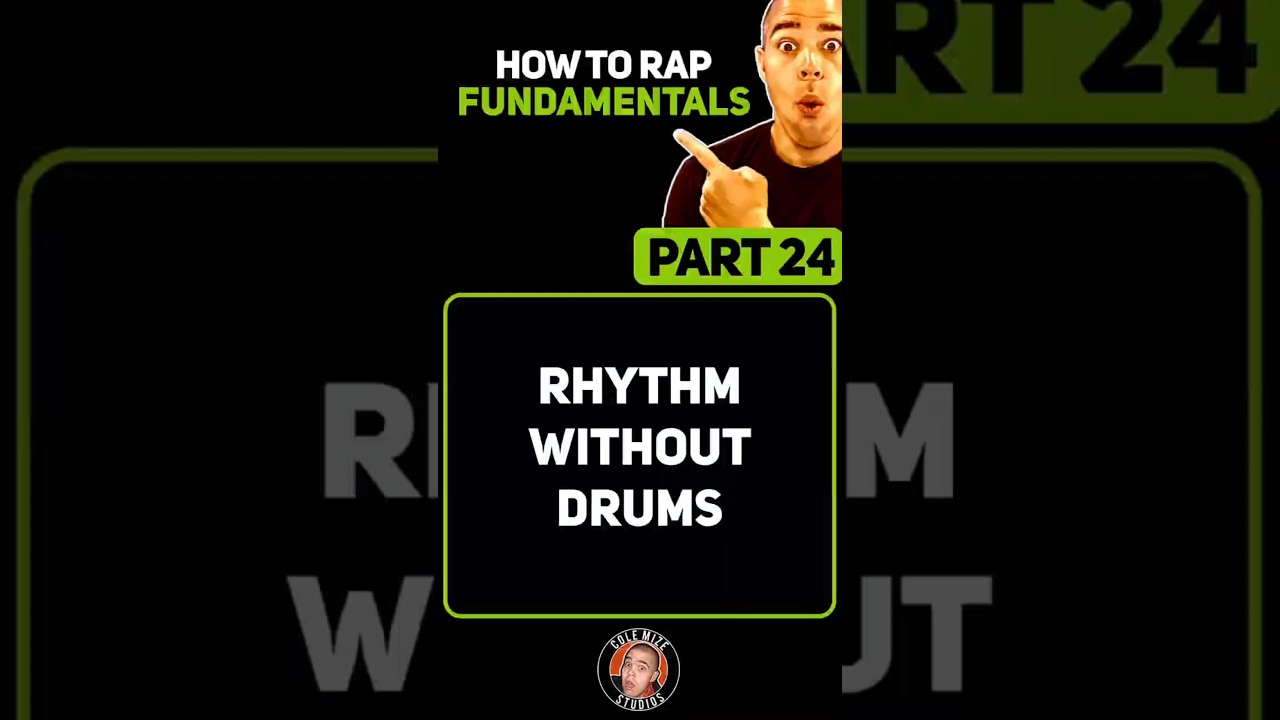 How To Rap Basics PART 24: Rhythm Without Drums #howtorap #rhythm #rapflow #rappers