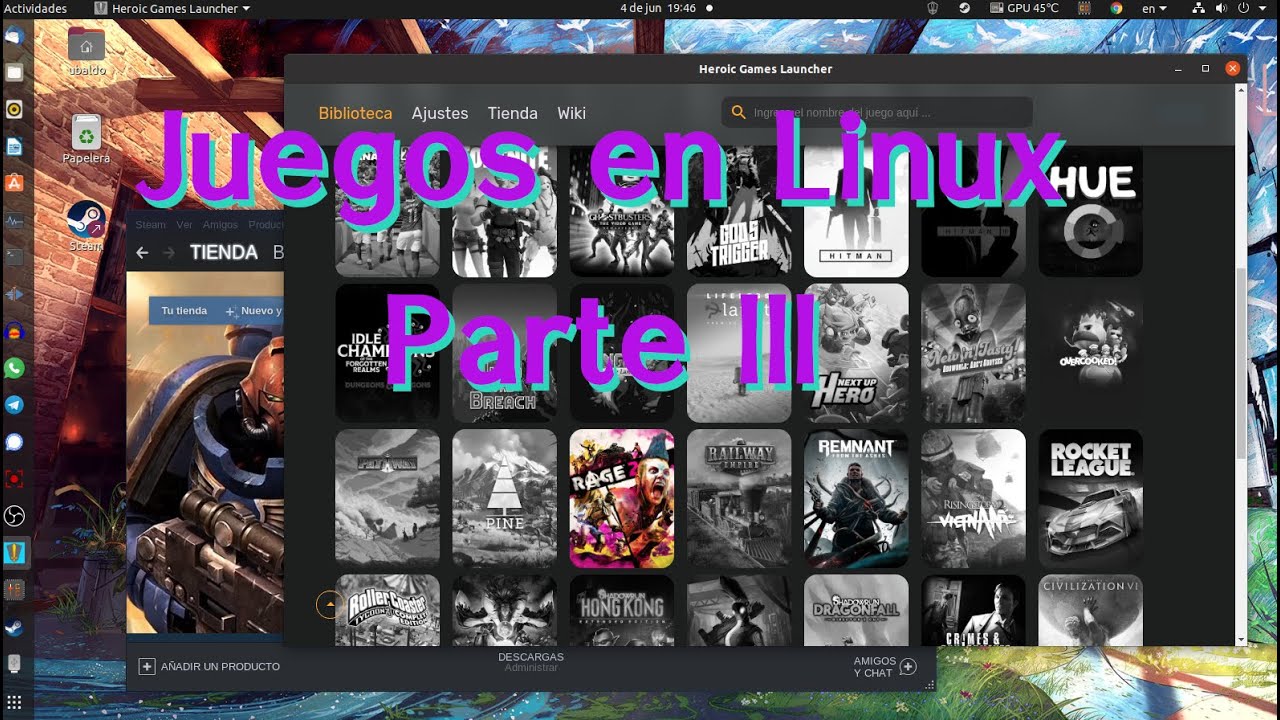 Test Juegos en Linux Parte III en 2021