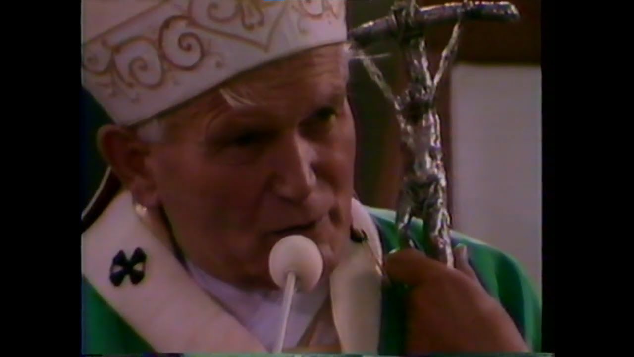 Pope John Paul II in Detroit, MI | The Mass at Pontiac Silverdome | Part 3