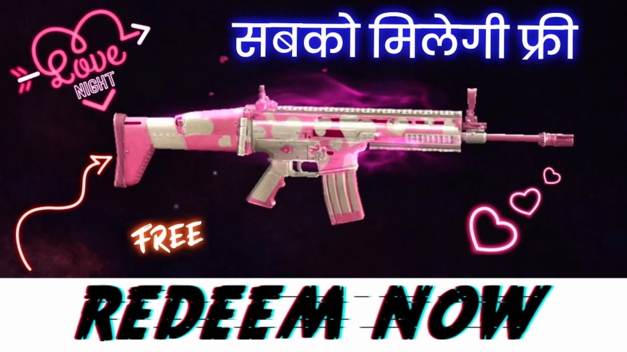 I GOT CUPID💘 SCAR FREE || new event free fire || redeem fast||free fire live New event free fire