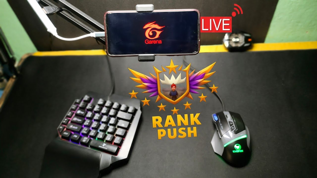 🔴 Free Fire LIVE | BK GAMER LIVE 🎮 One Hand Keyboard + Mouse | Custom Room with Subscribers🔥