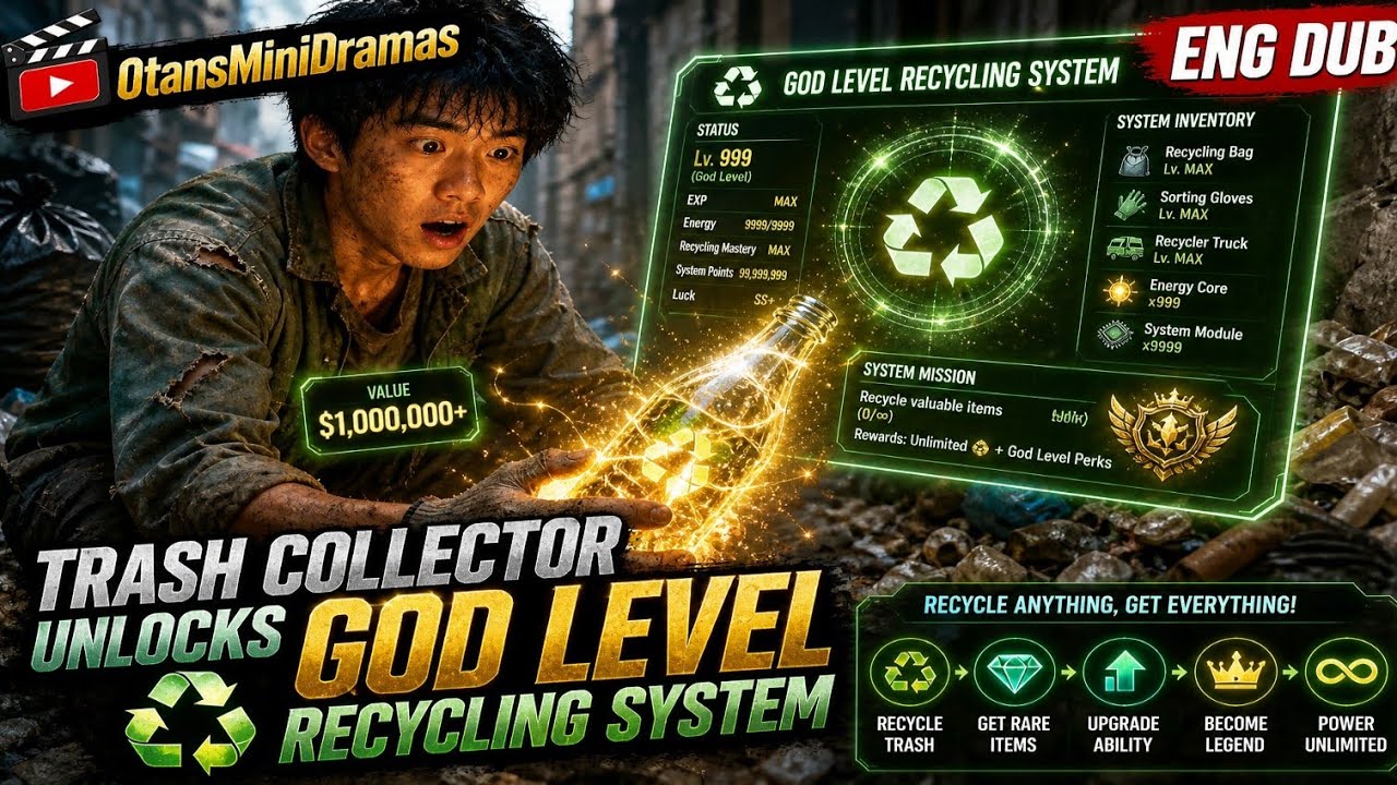 Trash Collector Unlocks God Level Recycling System...Earns Billions Overnight ♻️ | English Dub Drama