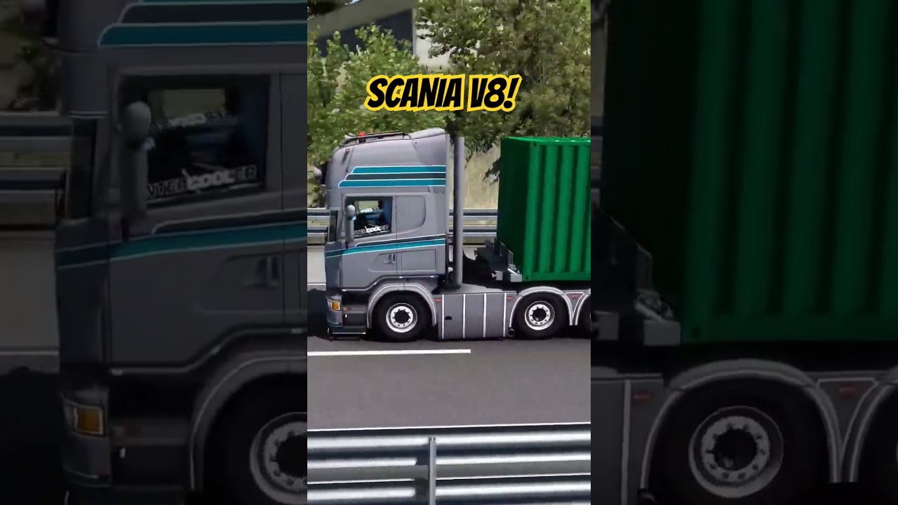 SCANIA R620 V8 OPEN PIPE SOUND! #scania #v8 #truck #ets2 #mod #truckshow #rolling #pcgaming
