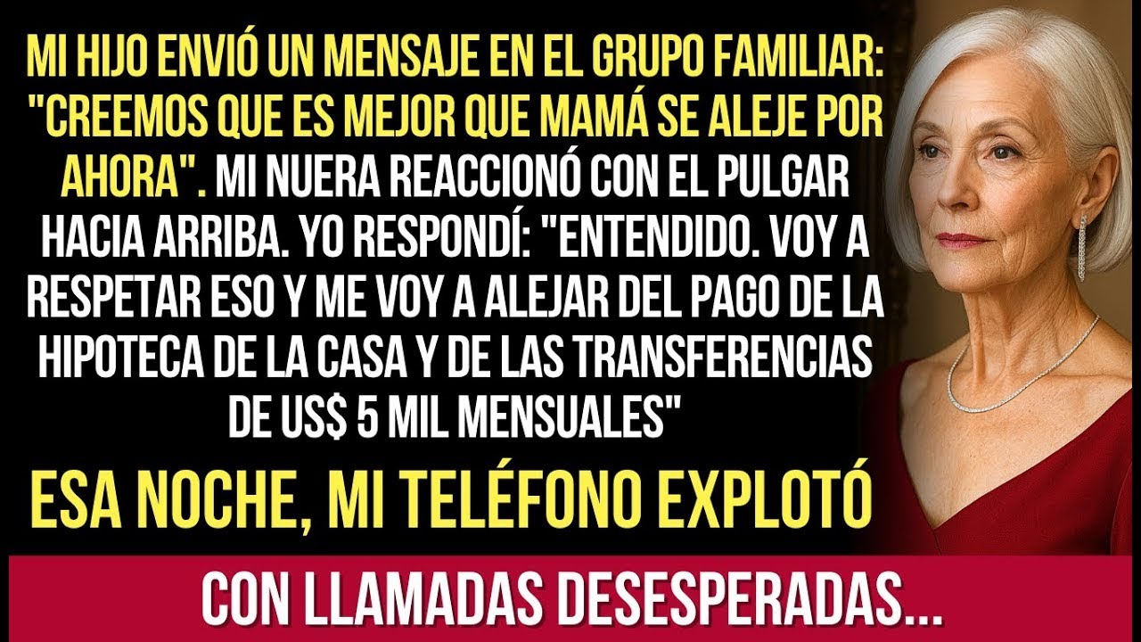 Mi Hijo Envió Un Mensaje En Grupo   Creemos Que Es Mejor Que Des Un Paso Atrás Por Ahora