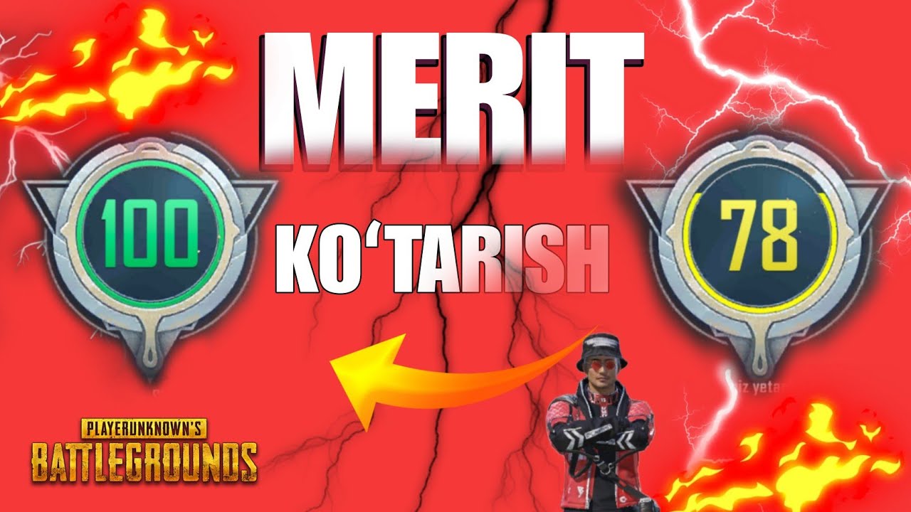 DOʻSTLAR PUBGDA MERIT NUFUZ TIZIMI TUSHIB KETGAN BOʻLSA KOʻTARISH OʻRGANAMIZ |  #tommybillypubgm