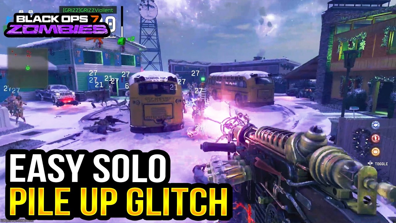 Black Ops 7 Zombies ★ НОВЫЙ баг с нагромождением людей на Нукетауне в Dead Ops Arcade 4 (Мусор)