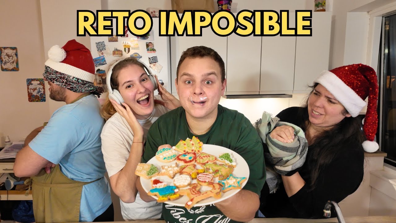 Este reto NO podía salir bien… (galletitas navideñas)